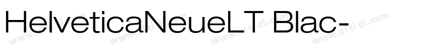 HelveticaNeueLT Blac字体转换